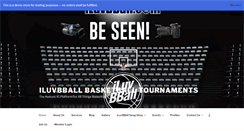 Desktop Screenshot of iluvbball.com